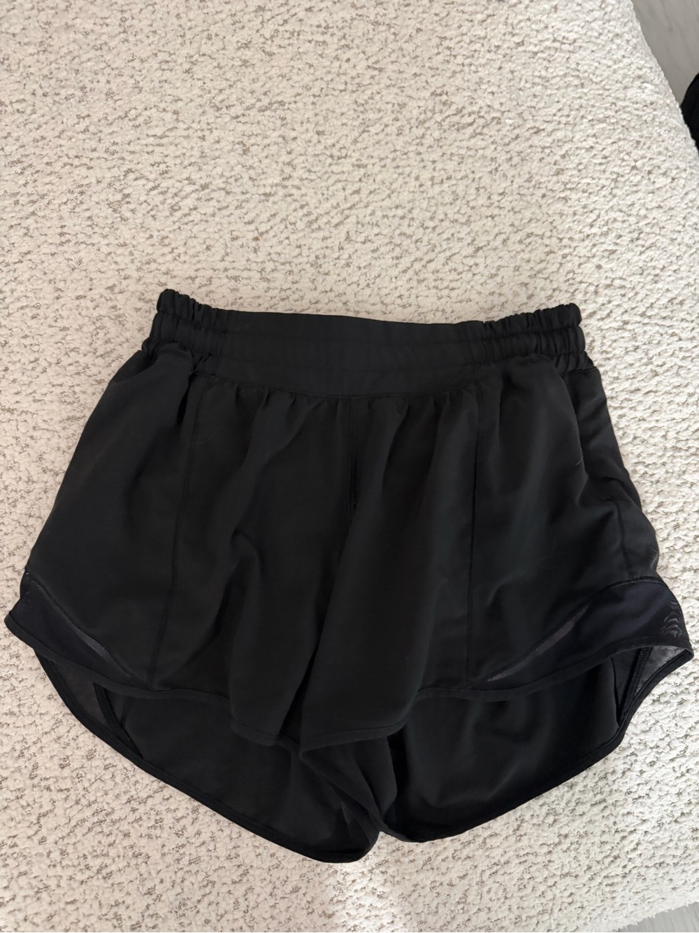 Women’s black lululemon shorts size 6